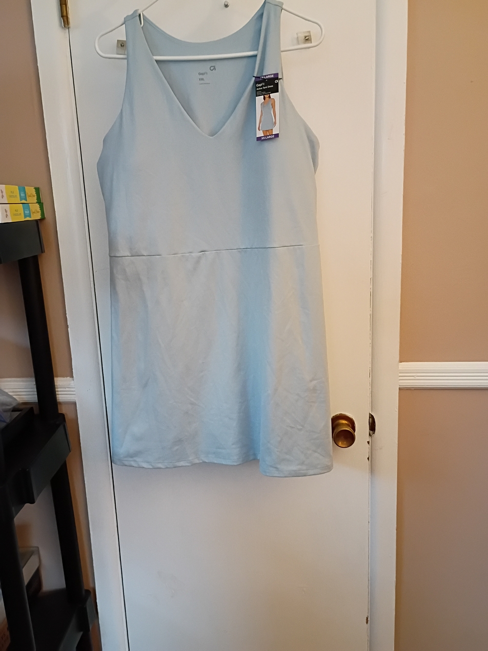 GAP Light Blue V-Neck Sleeveless Camisole Dress
